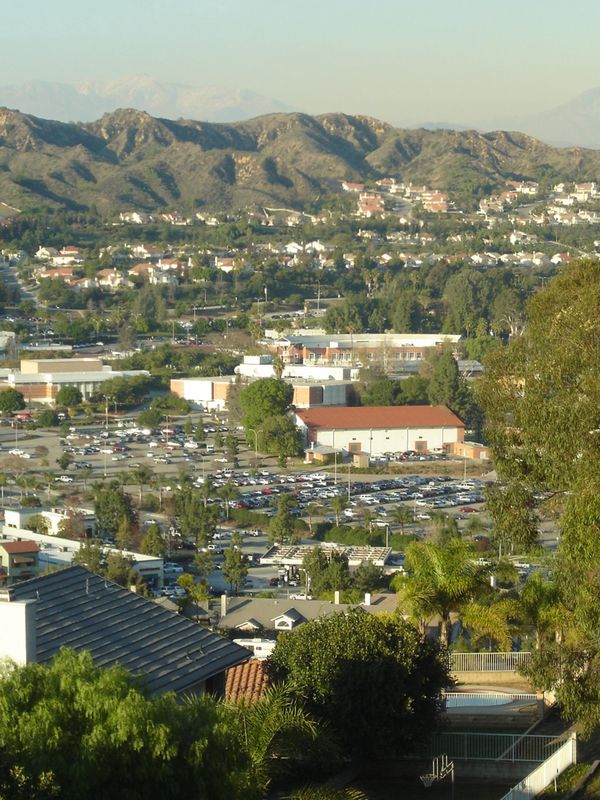 View across Walnut from Mt. San Antonio College