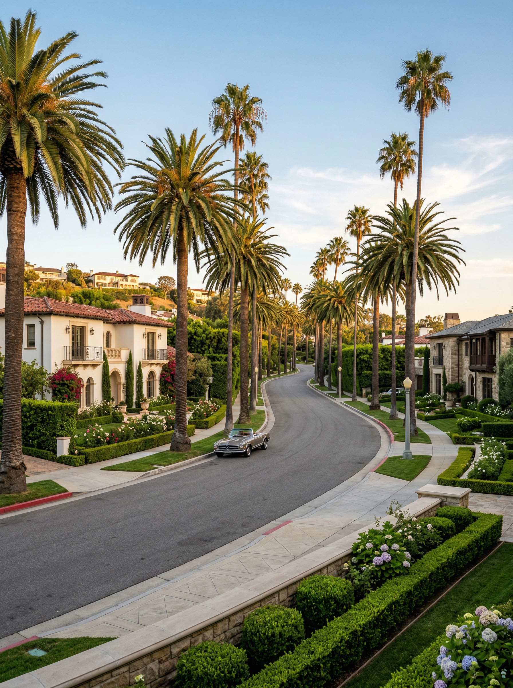 Beverly Hills luxury residential area