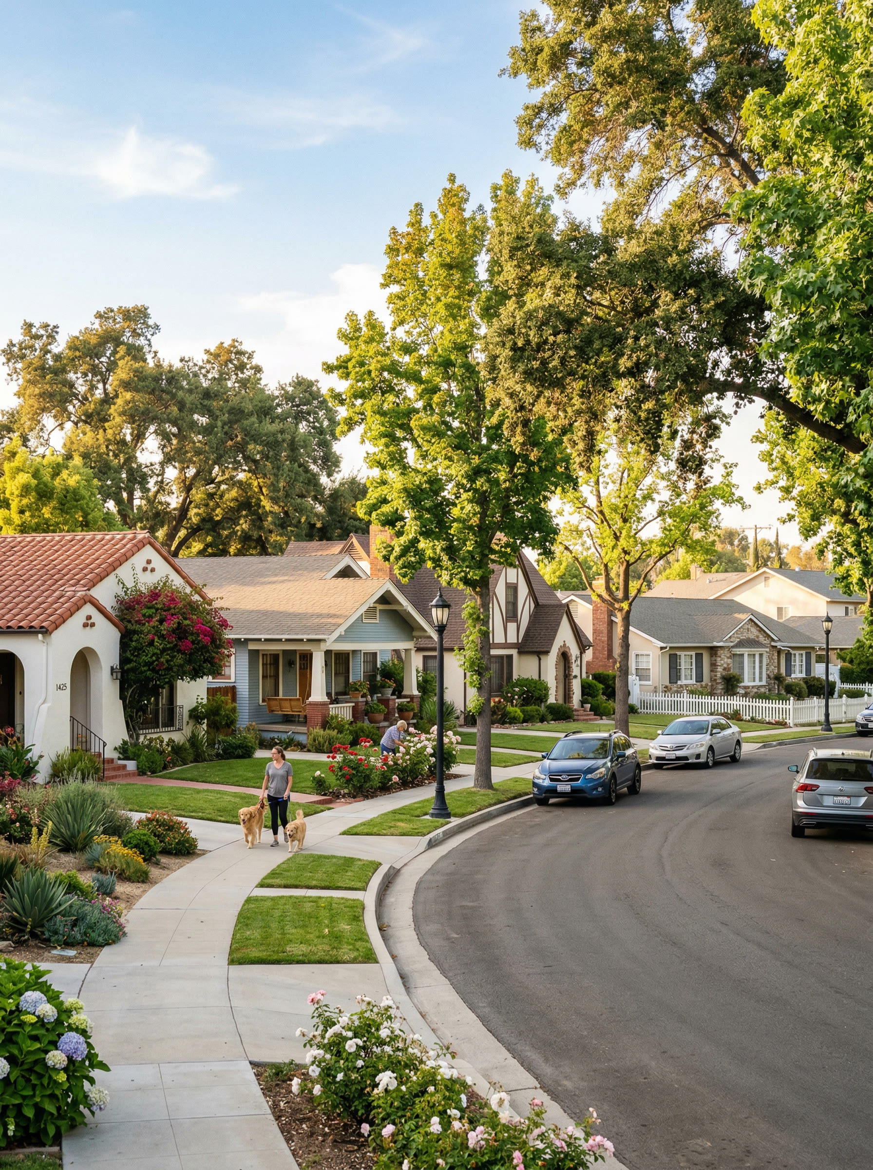 Southern California residential neighborhood